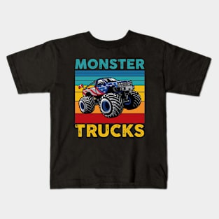 Monster Truck Kids T-Shirt